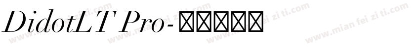 DidotLT Pro字体转换